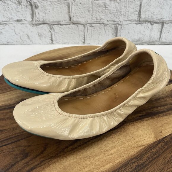 Tieks by Gavrieli Womens Sz.12 Biscotti Foldable Ballet Flats - Picture 1 of 16
